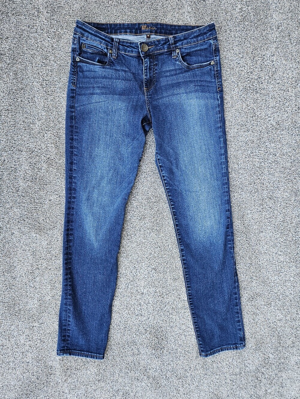 Kut from the Kloth Catherine Boyfriend Jeans Stretchy Denim Womens Size 10